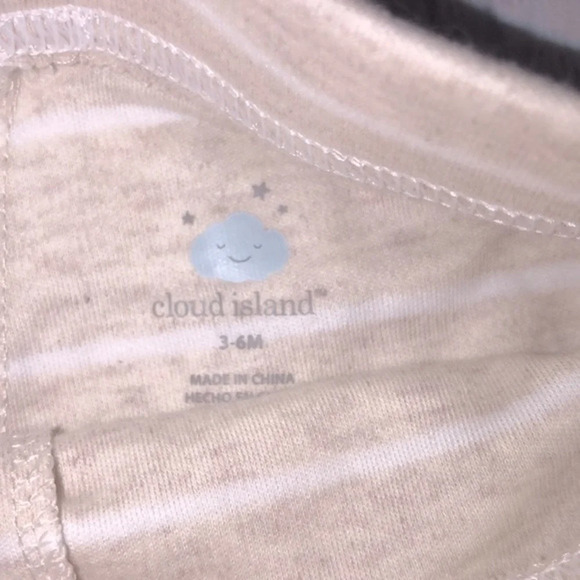 Cloud island tan striped pants size 3-6 months - Picture 3 of 5